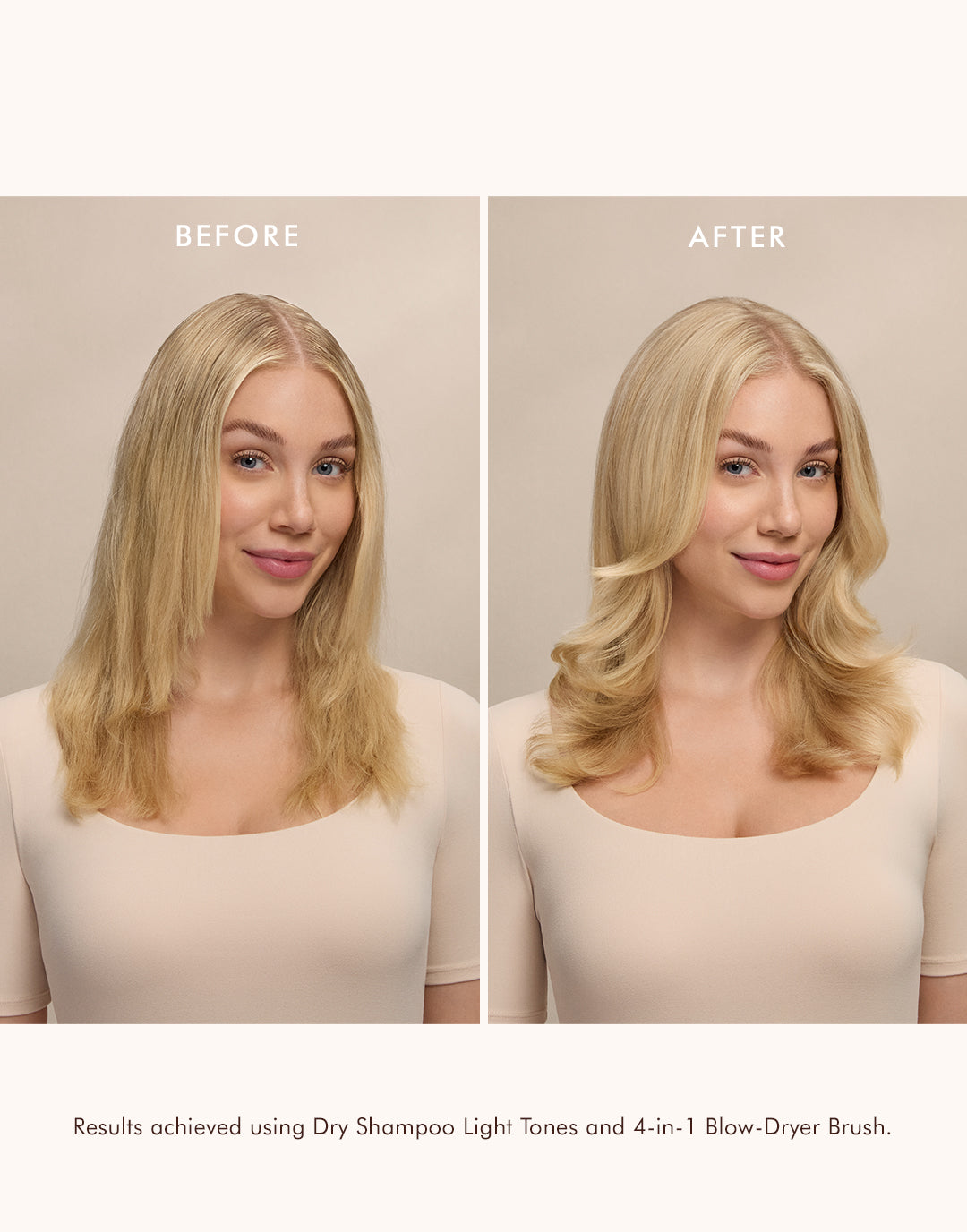 Trockenshampoo für helles Haar