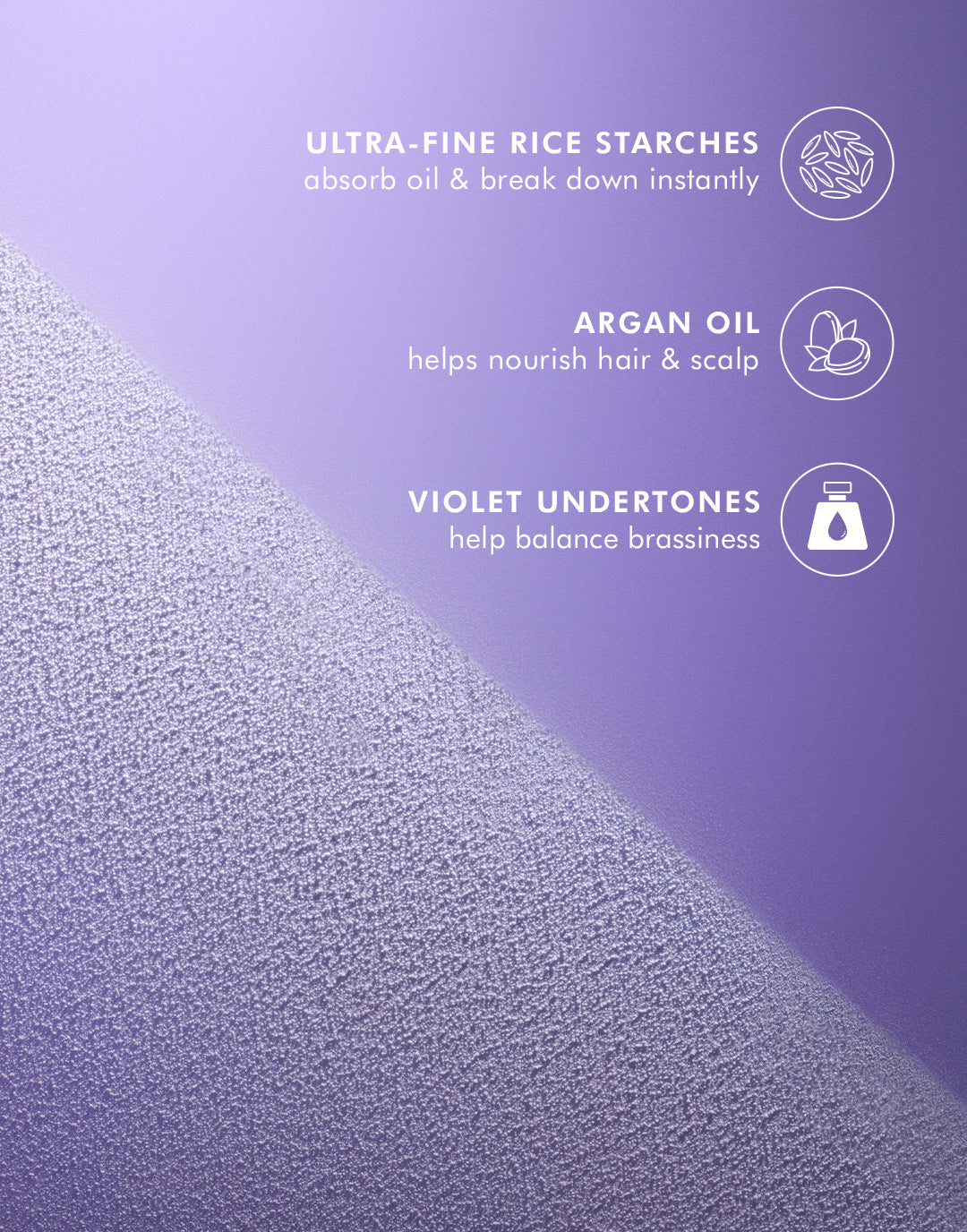 Trockenshampoo für helles Haar