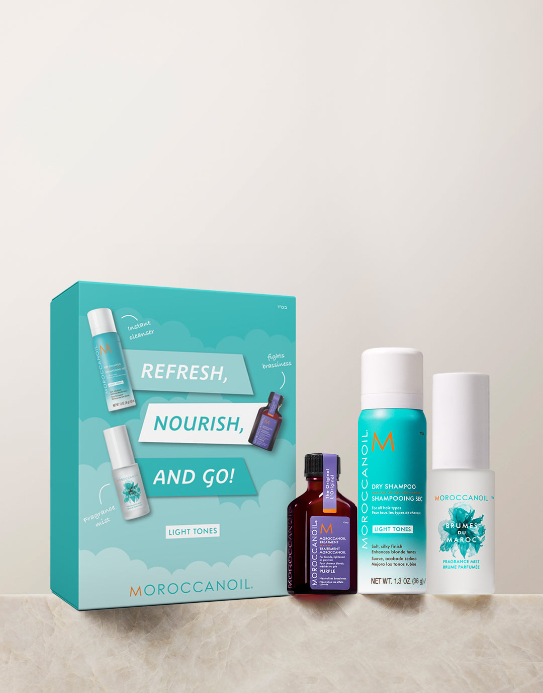 Erfrischen, nähren und los geht's! Helle Töne