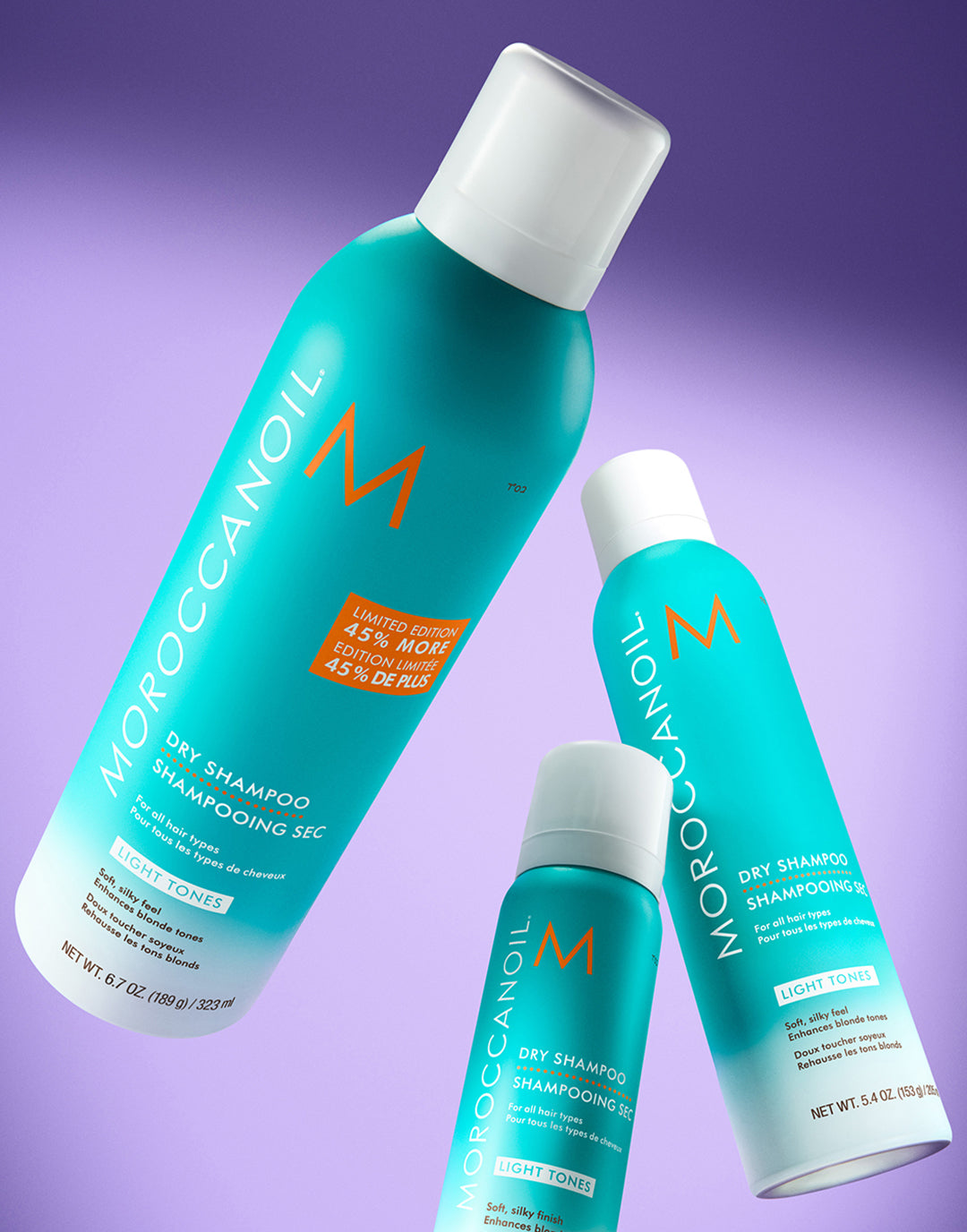 Trockenshampoo für helles Haar