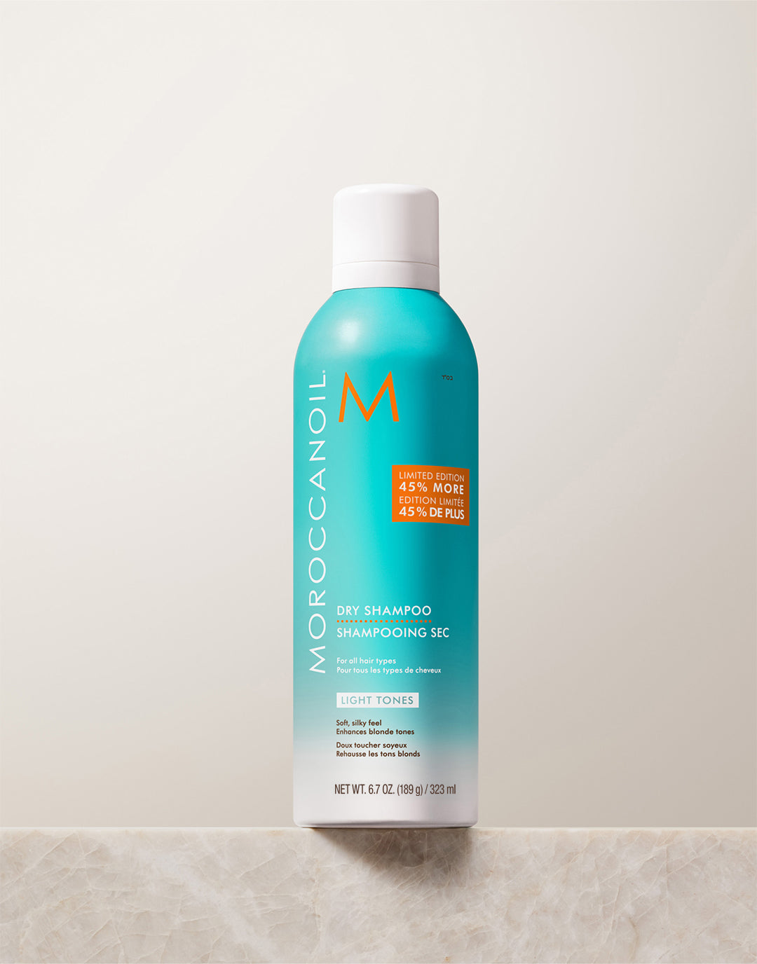 Trockenshampoo für helles Haar