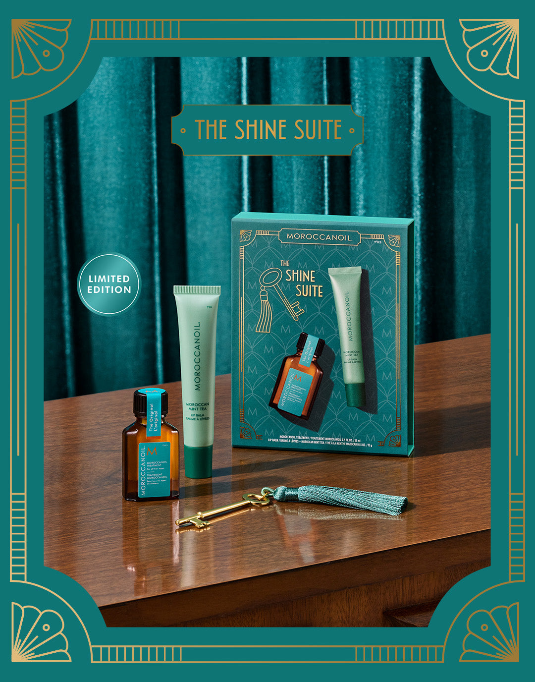 The Shine Suite: Geschenkset mit Moroccan Mint Tea Lippenbalsam