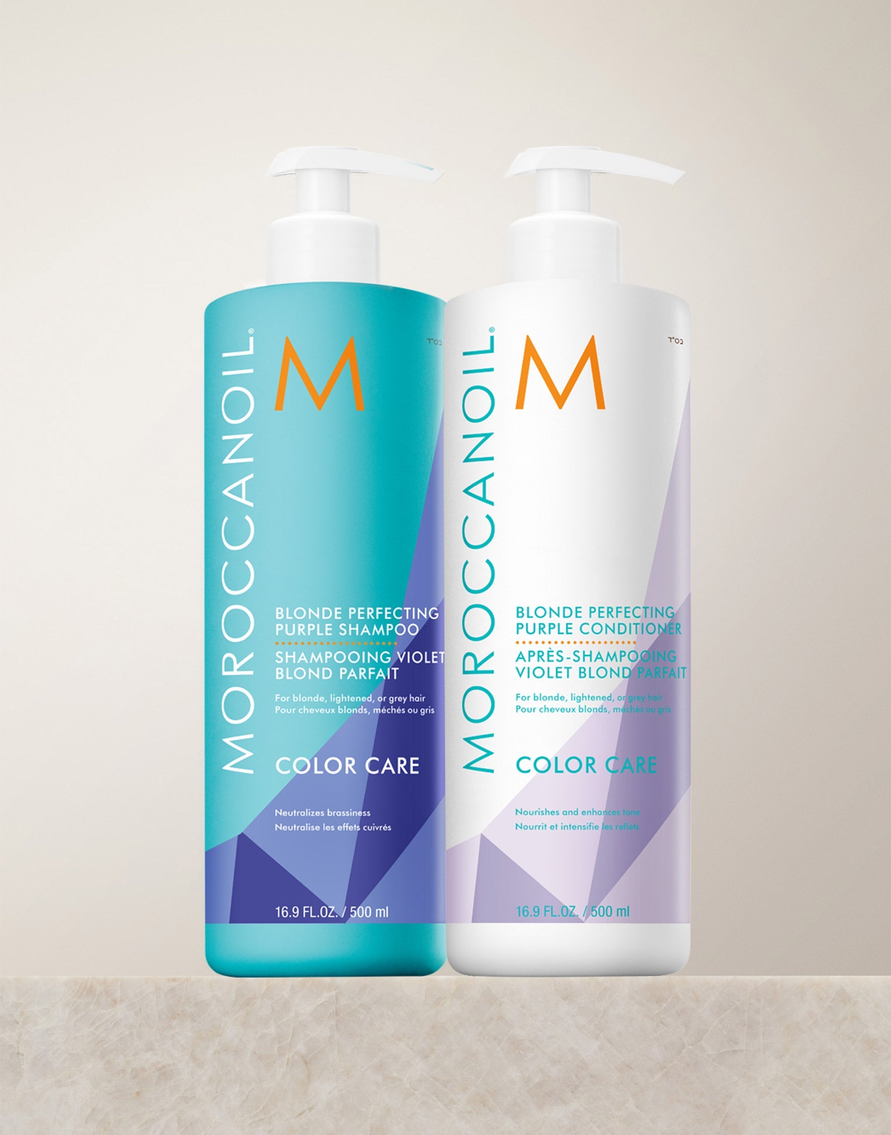 Moroccanoil shampoo and popular conditioner set