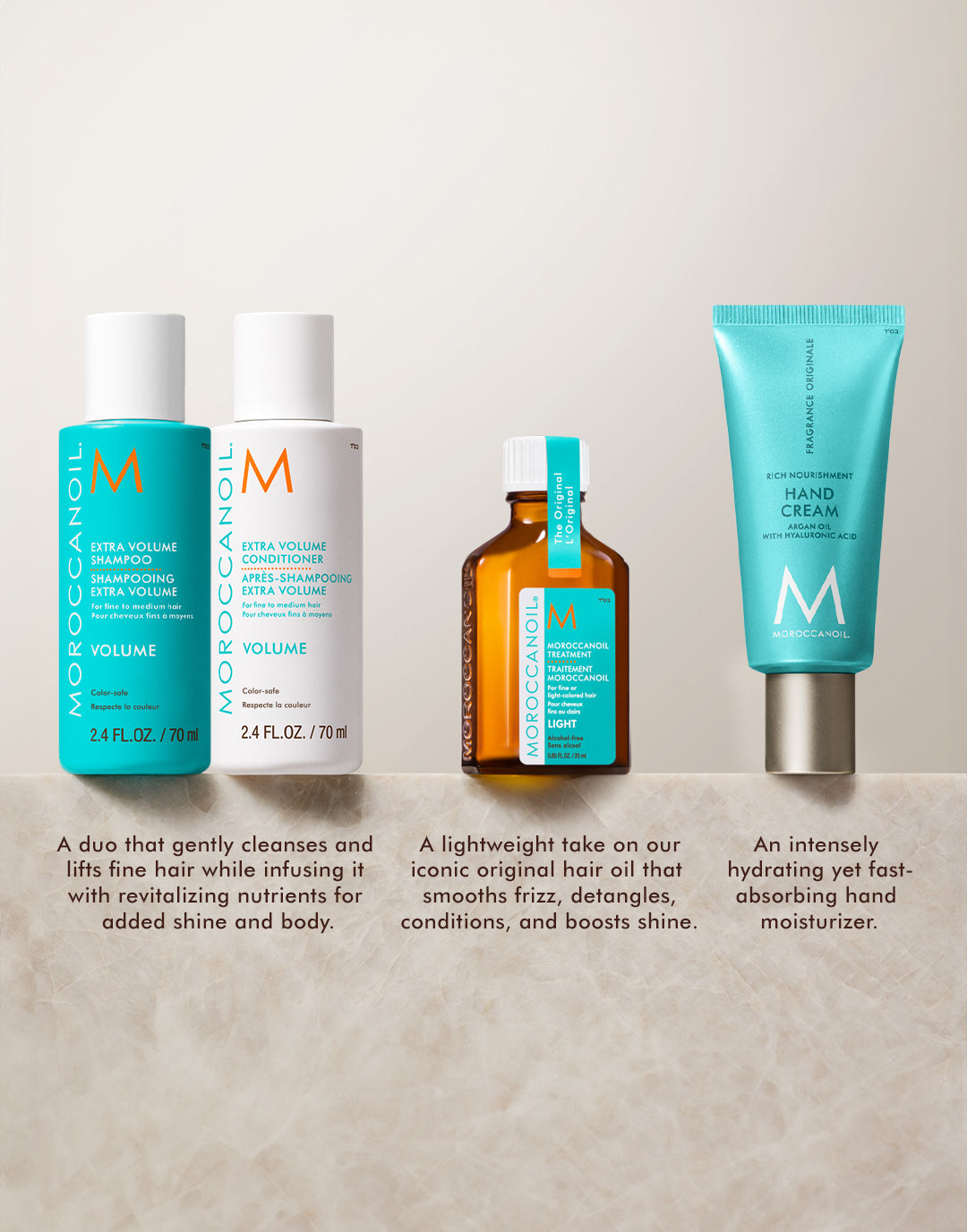 Volumisierendes Reiseset