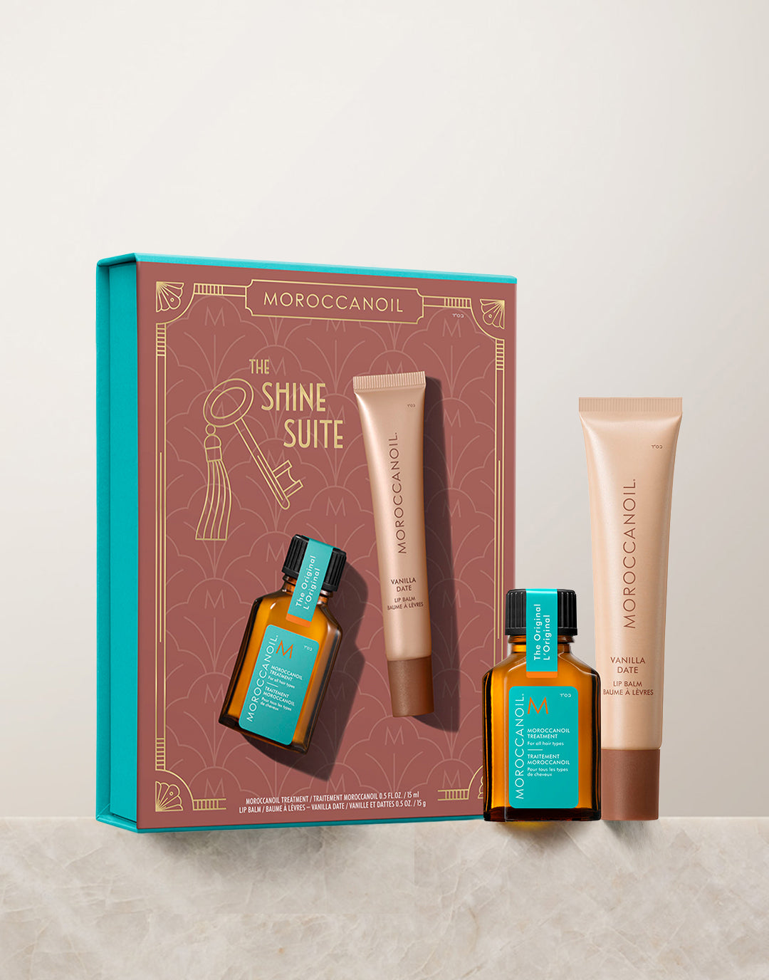 The Shine Suite: Geschenkset mit Vanilla Date Lippenbalsam